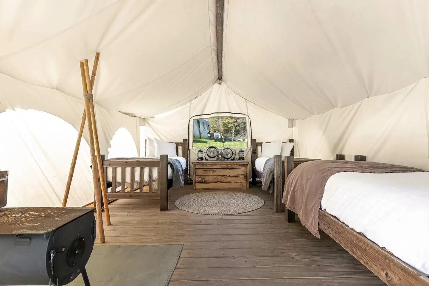 Under Canvas Great Smoky Mountains Terrasse