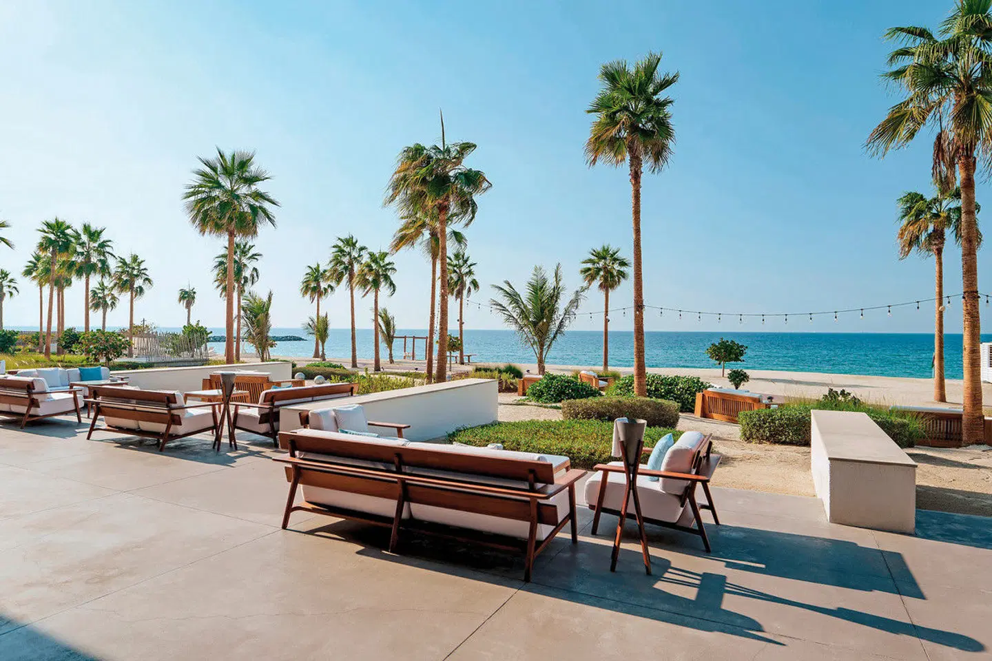 Nikki Beach Resort & Spa Dubai Terrasse