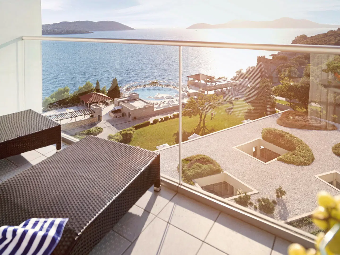 Sun Gardens Dubrovnik Terrasse