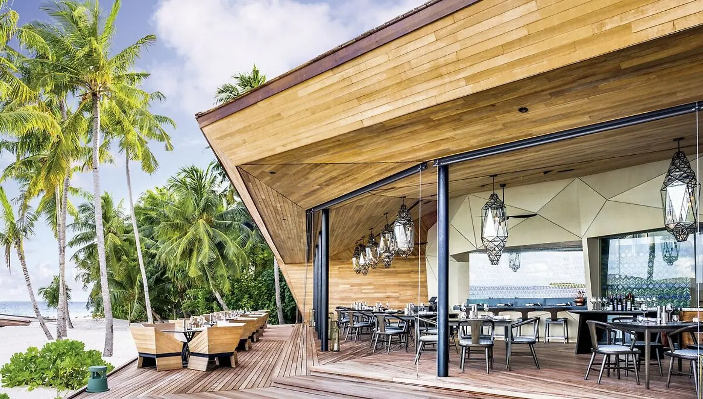 The St. Regis Maldives Vommuli Resort Terrasse