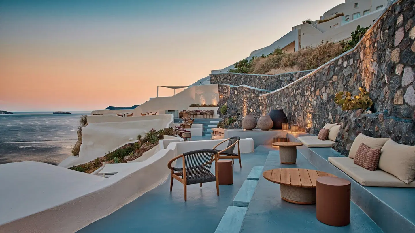 Mystique, a Luxury Collection Hotel, Santorini Terrasse