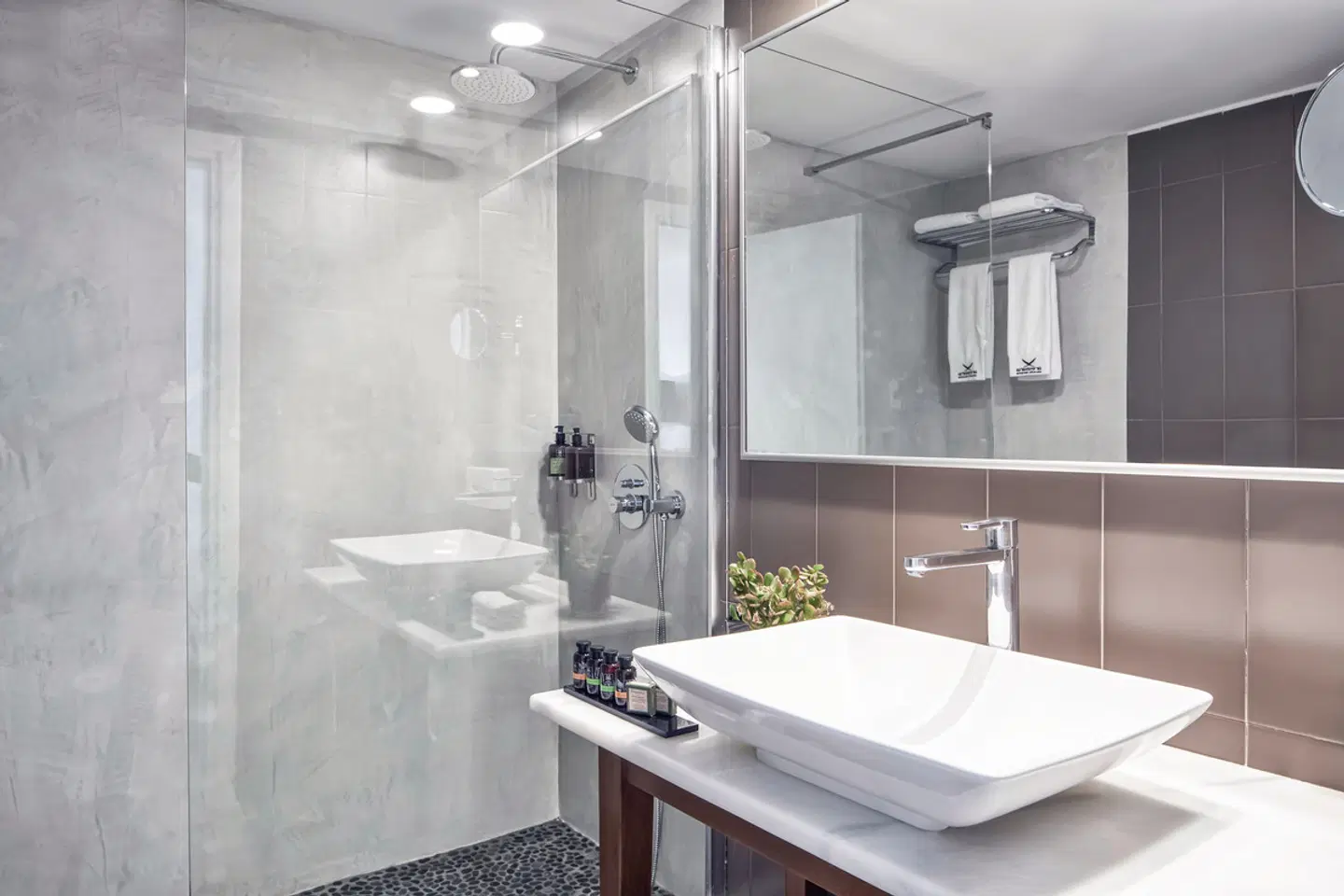 Aressana Spa Hotel and Suites Badezimmer