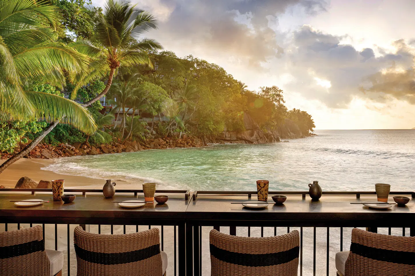 Mango House Seychelles Terrasse