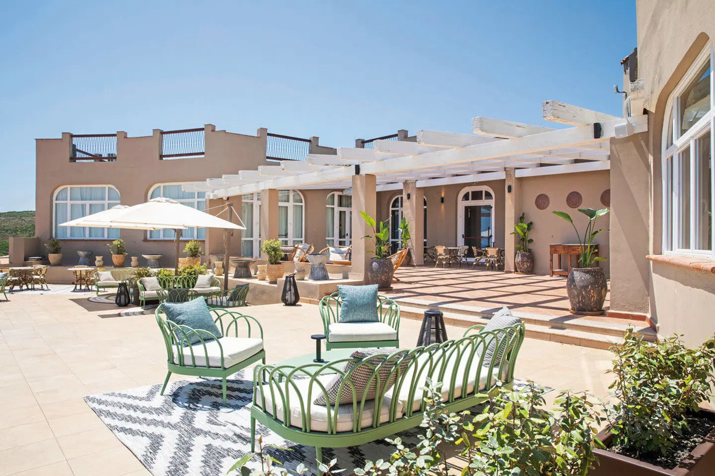 Mangia's Sardinia Resort Terrasse