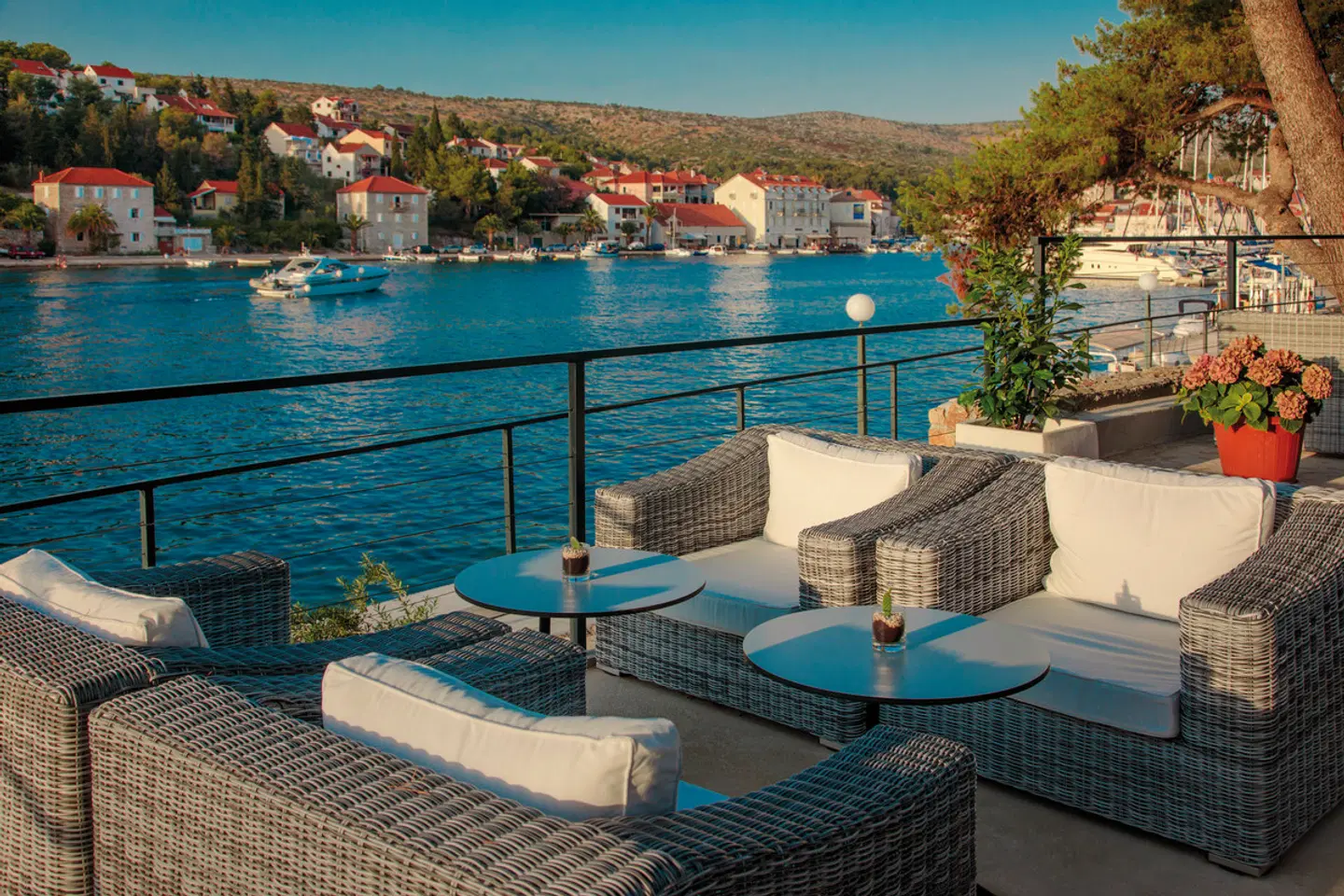 Milna Osam - Adults only Terrasse