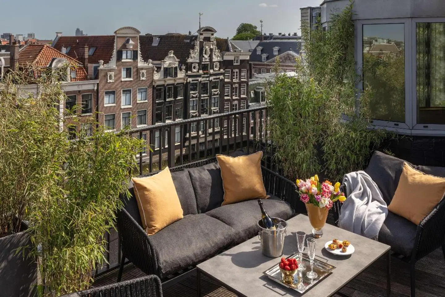 Anantara Grand Hotel Krasnapolsky Amsterdam Terrasse