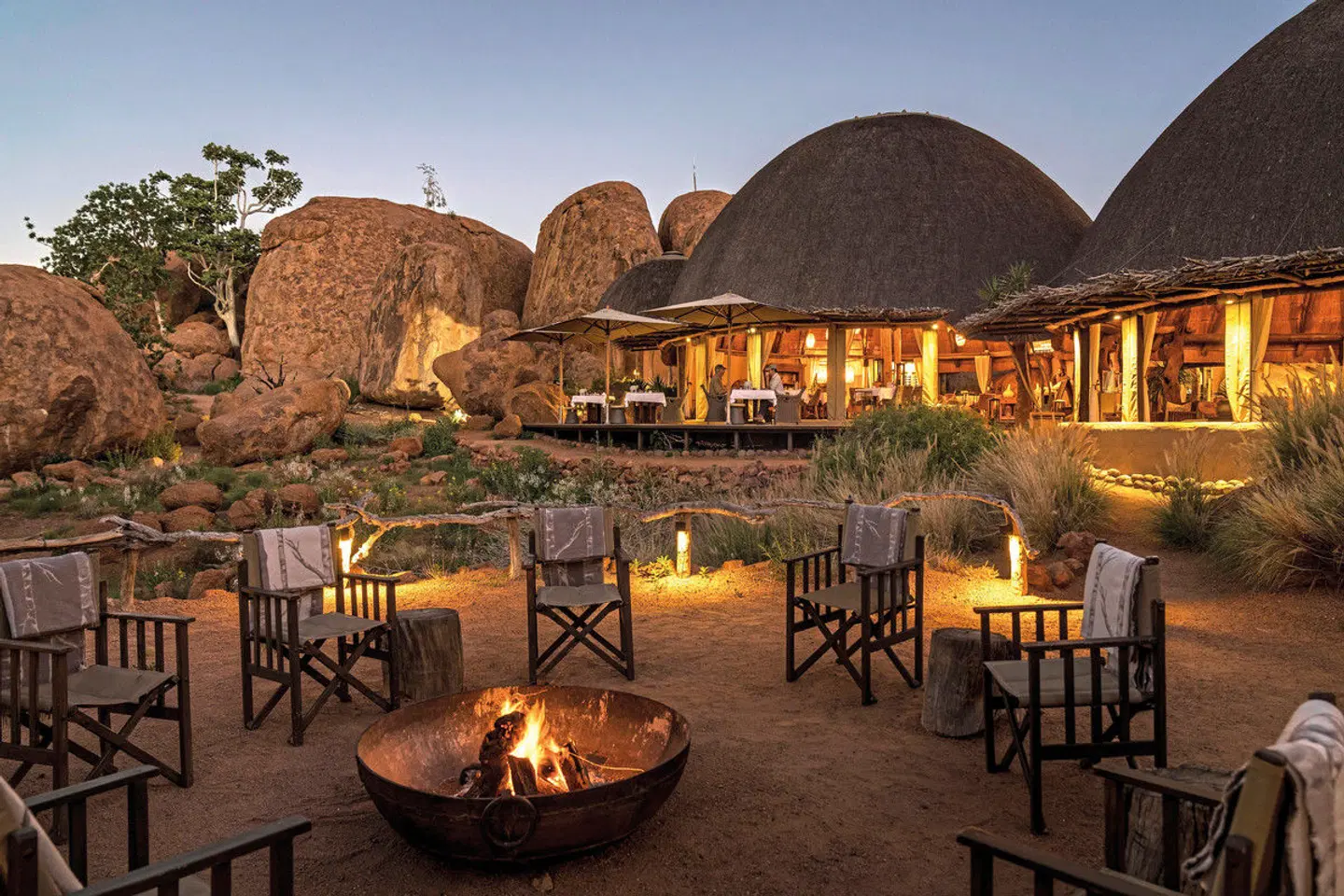 Mowani Mountain Camp Terrasse