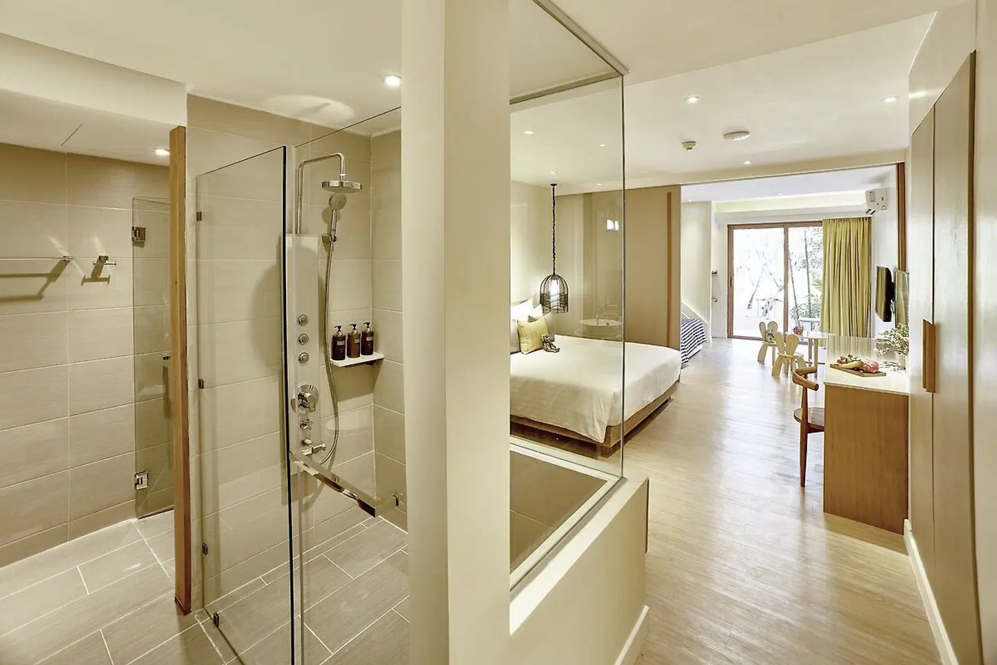 Bandara Spa Resort & Pool Villas, Samui Badezimmer