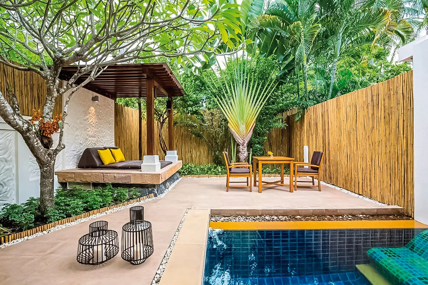 Bandara Spa Resort & Pool Villas, Samui Terrasse