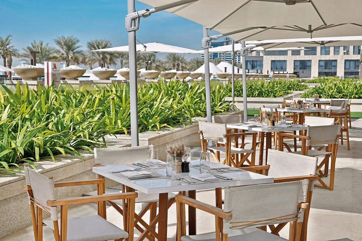 Marriott Resort Palm Jumeirah Dubai Terrasse