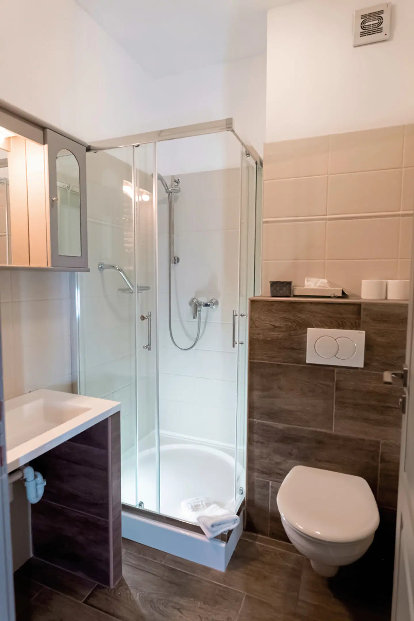 Wellness Hotel Aphrodite Badezimmer