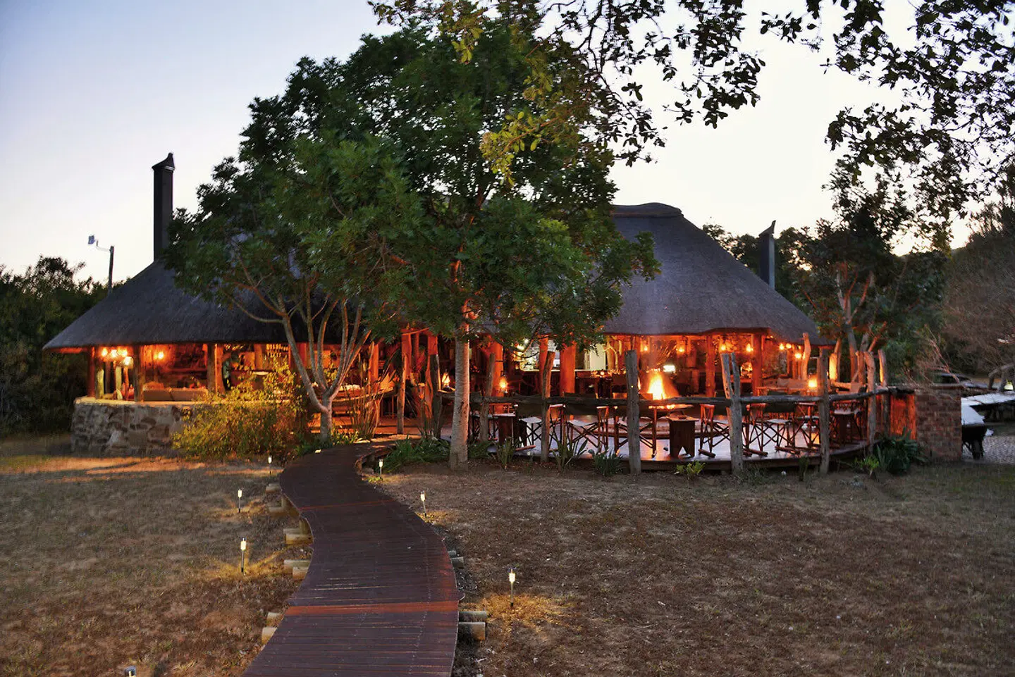 Sibuya Private Game Reserve Terrasse