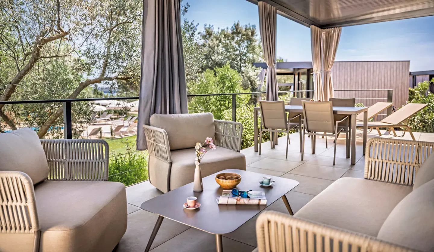 Aminess Sirena Campsite Terrasse