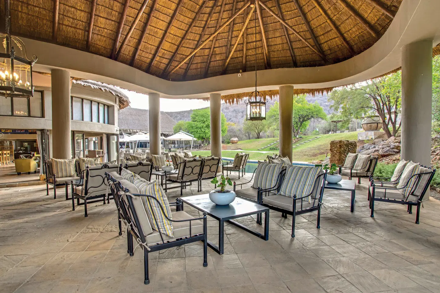 aha Ivory Tree Game Lodge Terrasse