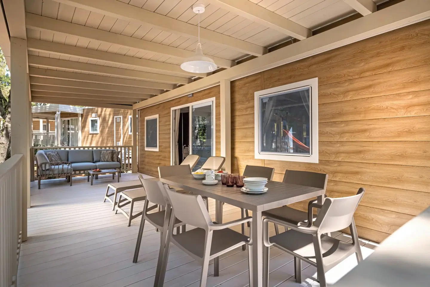 Campsite Valkanela Terrasse