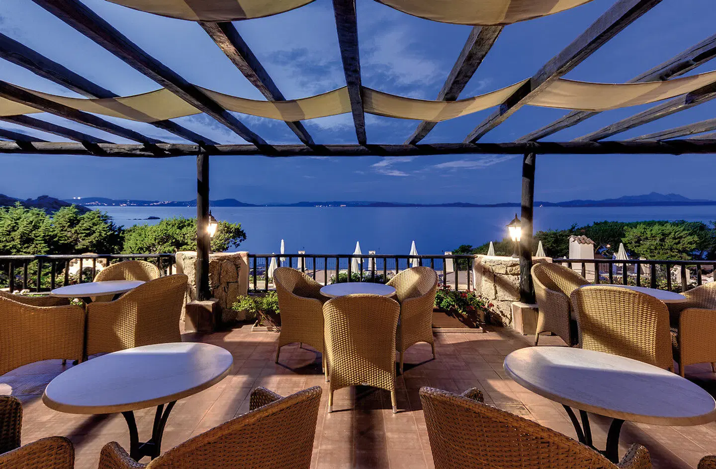 Grand Hotel Smeraldo Beach Terrasse