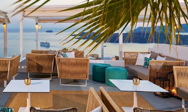 Volcano View Hotel Terrasse