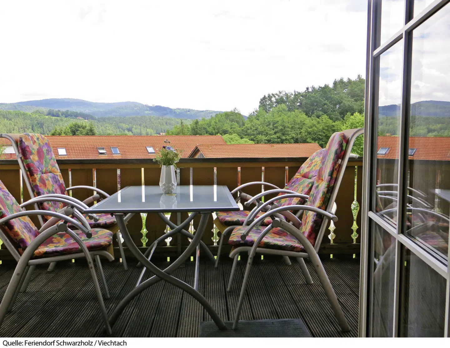 Feriendorf Schwarzholz Terrasse