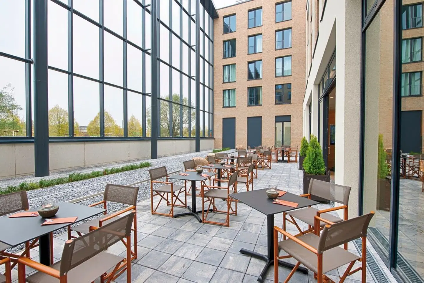 LOGINN Hotel Leipzig Terrasse