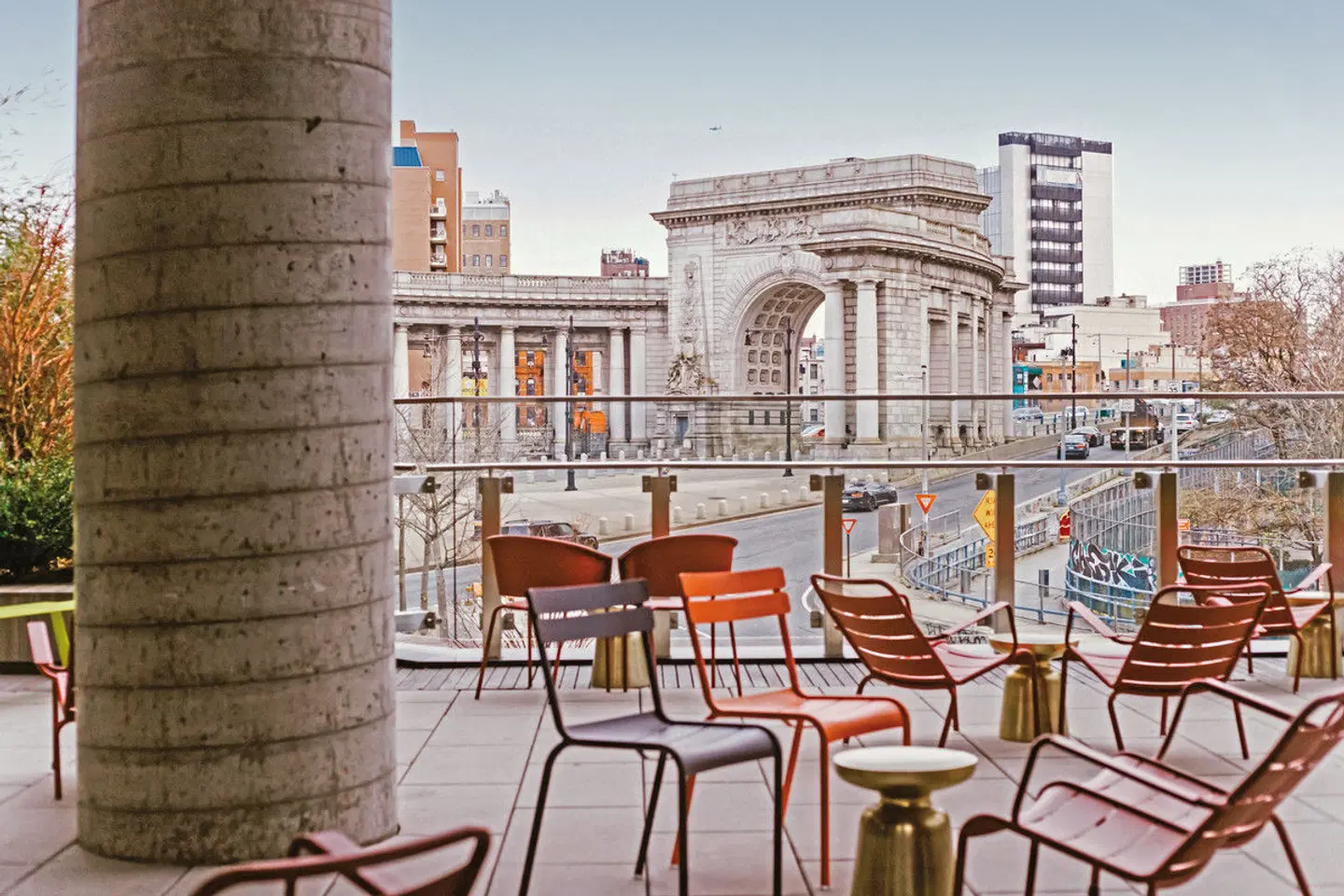 50 Bowery NYC Terrasse