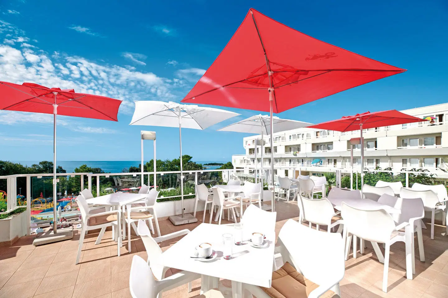 Hotel Delfin Plava Laguna Terrasse