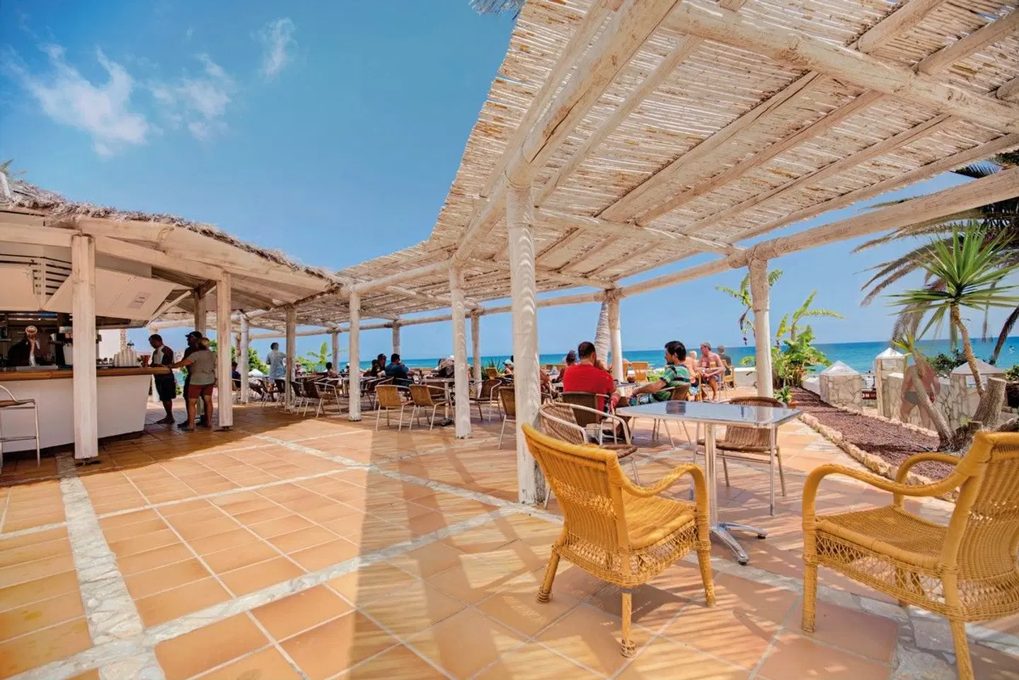 SBH Monica Beach Resort Terrasse