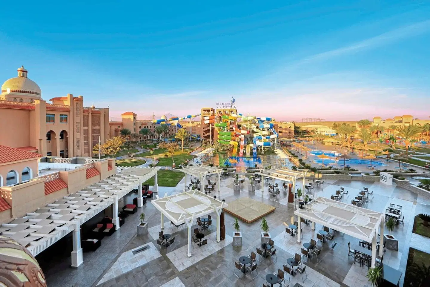 Pickalbatros Aqua Park Resort Terrasse