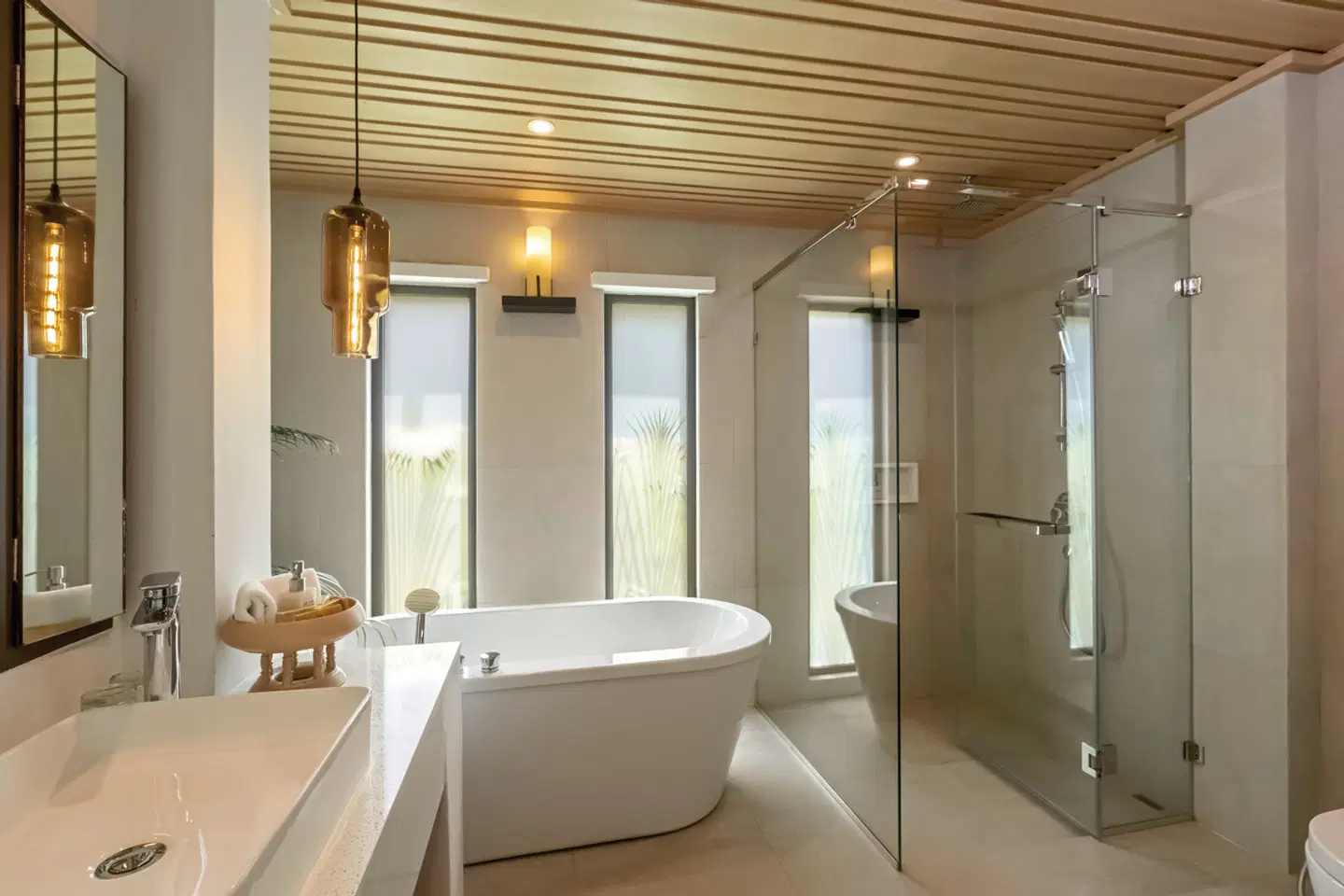 Khaolak Merlin Resort Badezimmer