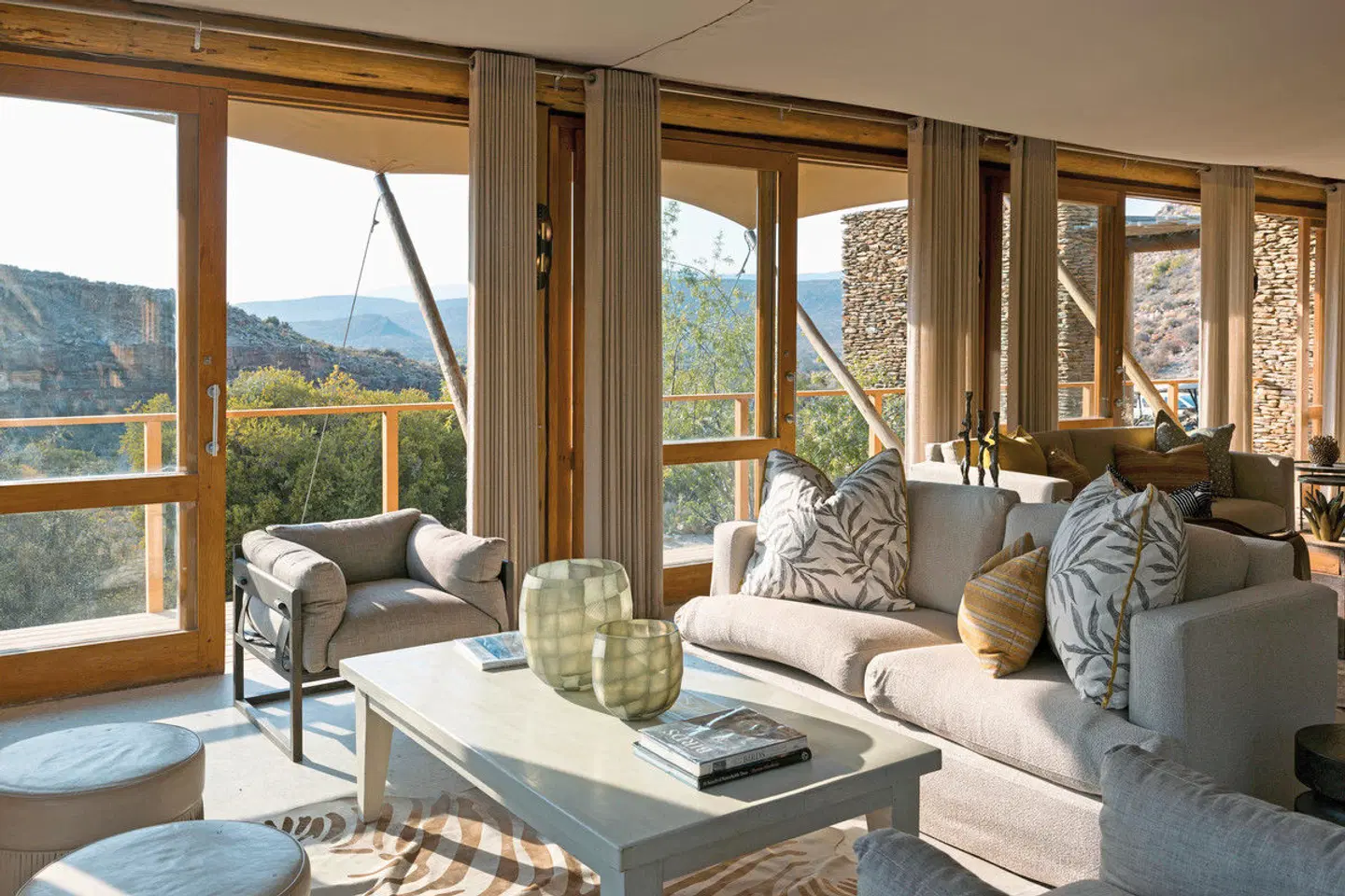 Sanbona Wildlife Reserve Terrasse