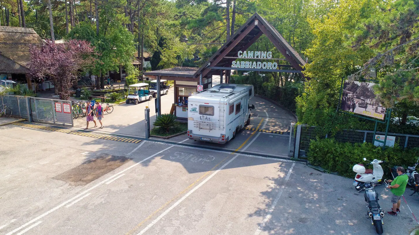 Camping Sabbiadoro Garten