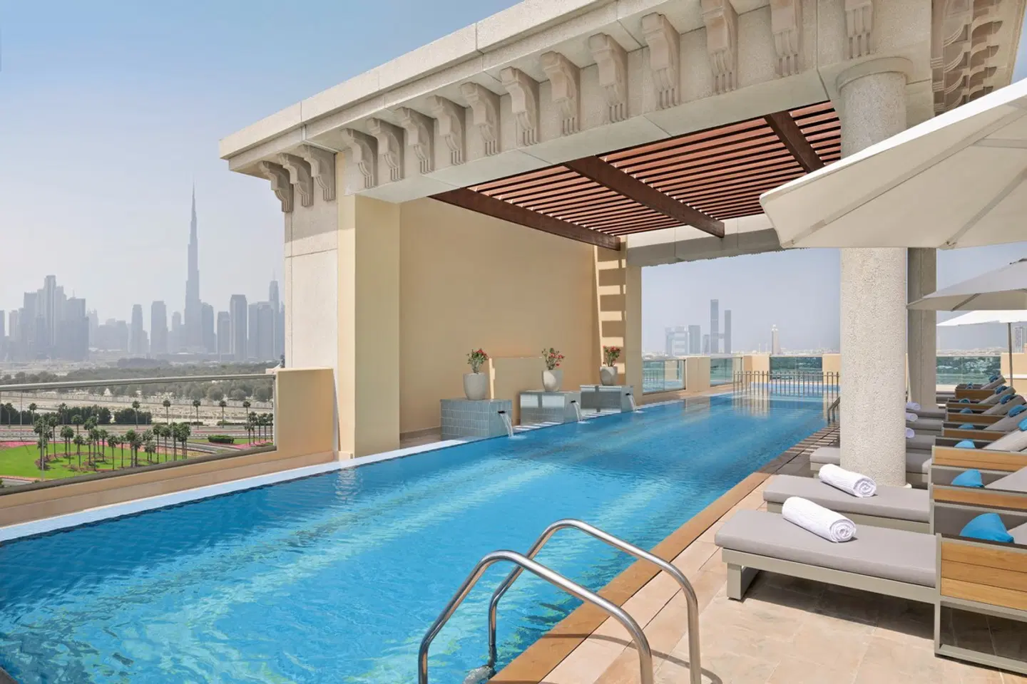 Marriott Hotel Al Jaddaf, Dubai Hallenbad