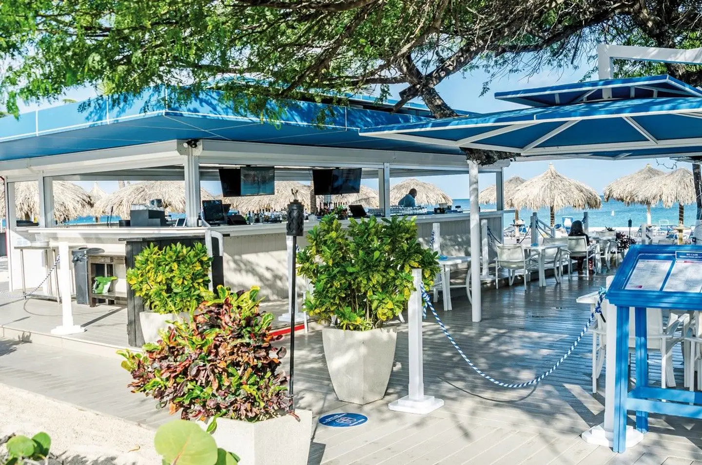 Amsterdam Manor Beach Resort Terrasse