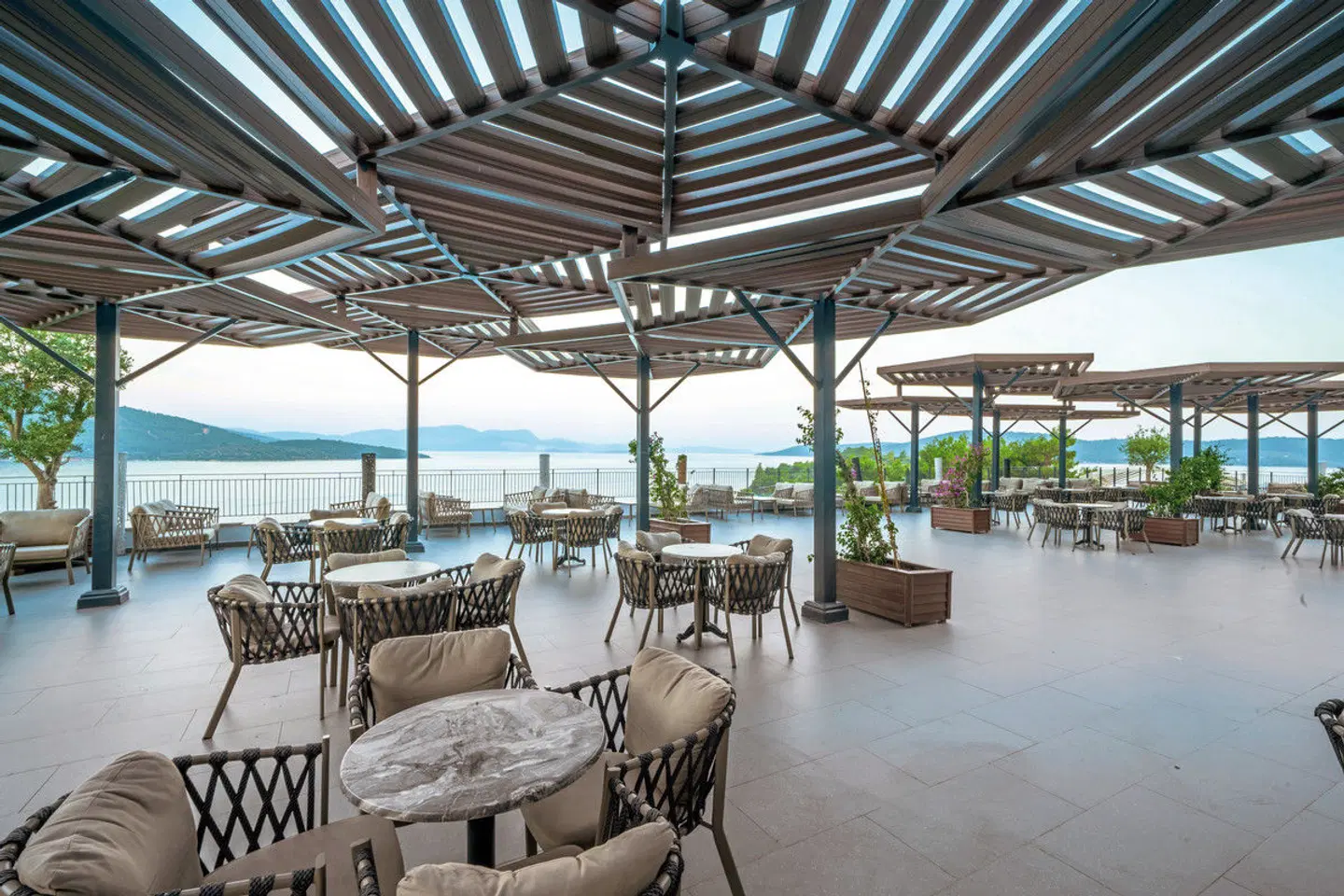 La Blanche Island Bodrum Terrasse
