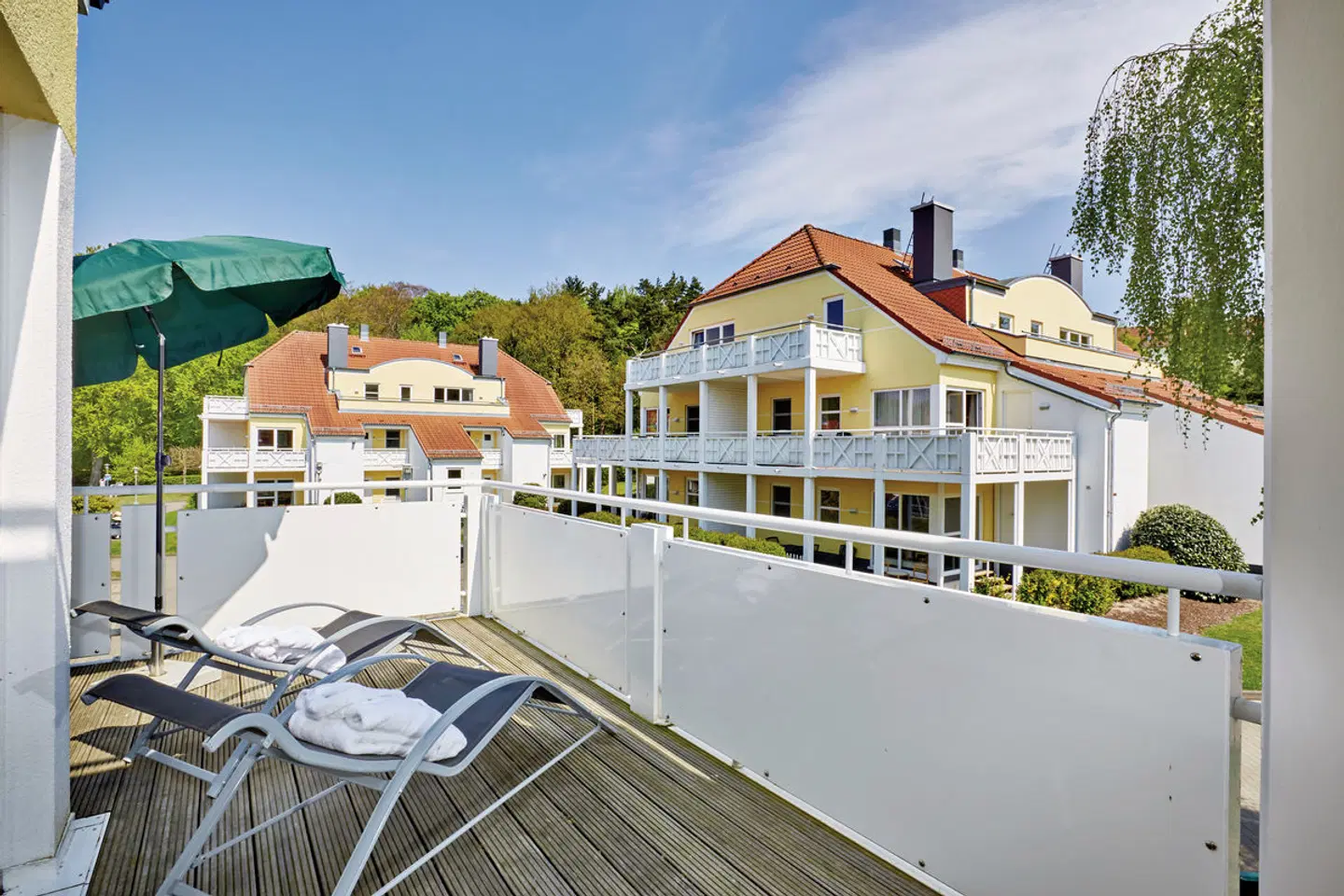 A+ Ferienpark Usedom Terrasse