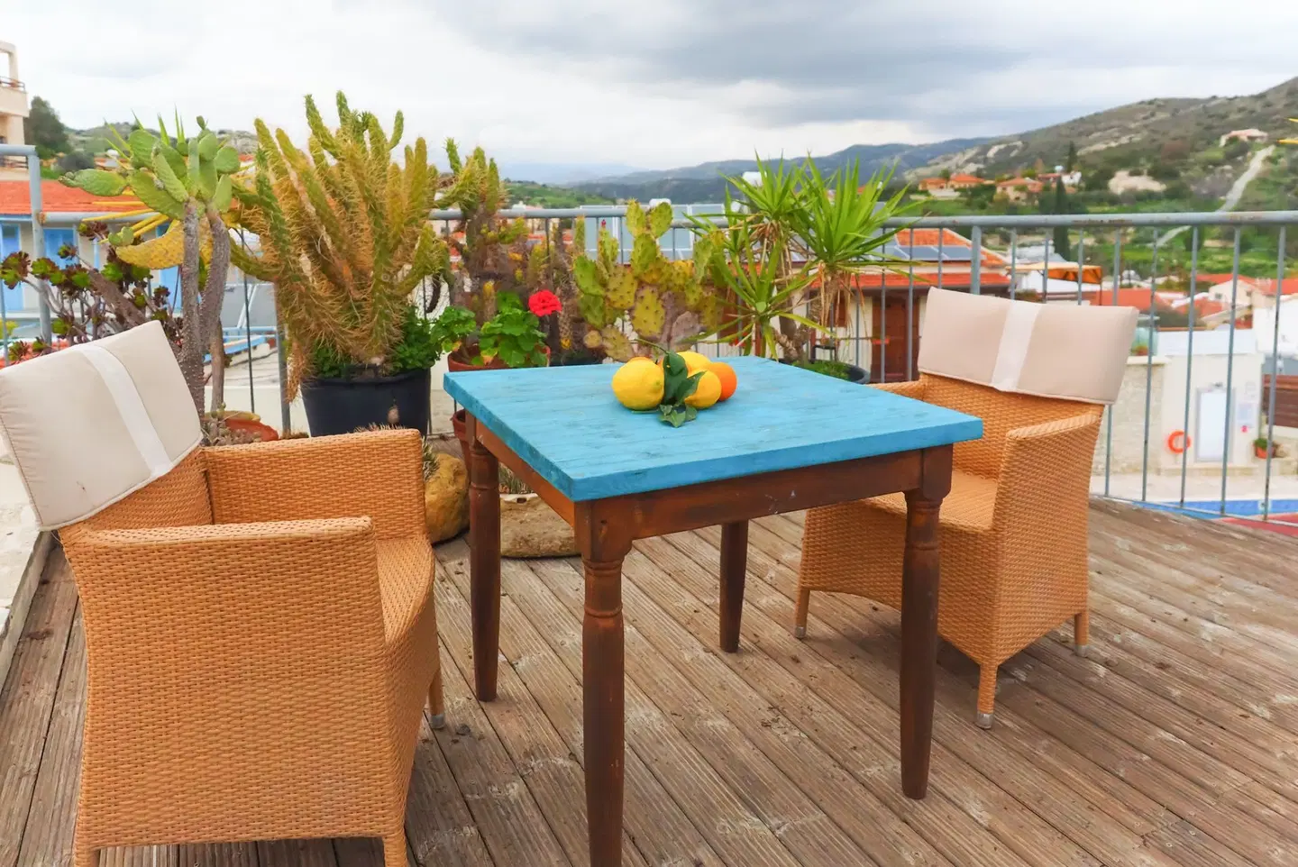 Cyprus Villages Traditional Houses Terrasse