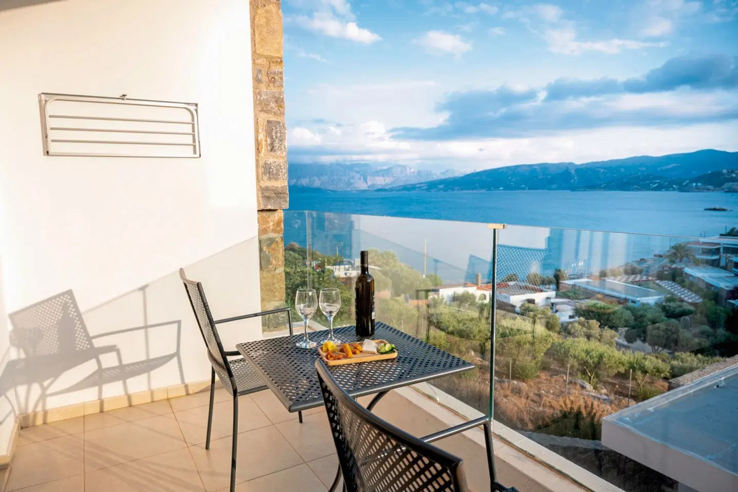 Ariadne Beach Agios Nikolaos Terrasse