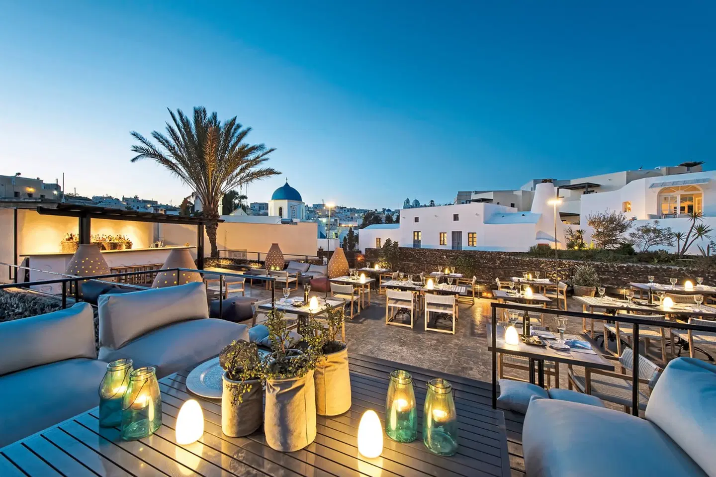 Vedema, a Luxury Collection Resort, Santorini Terrasse
