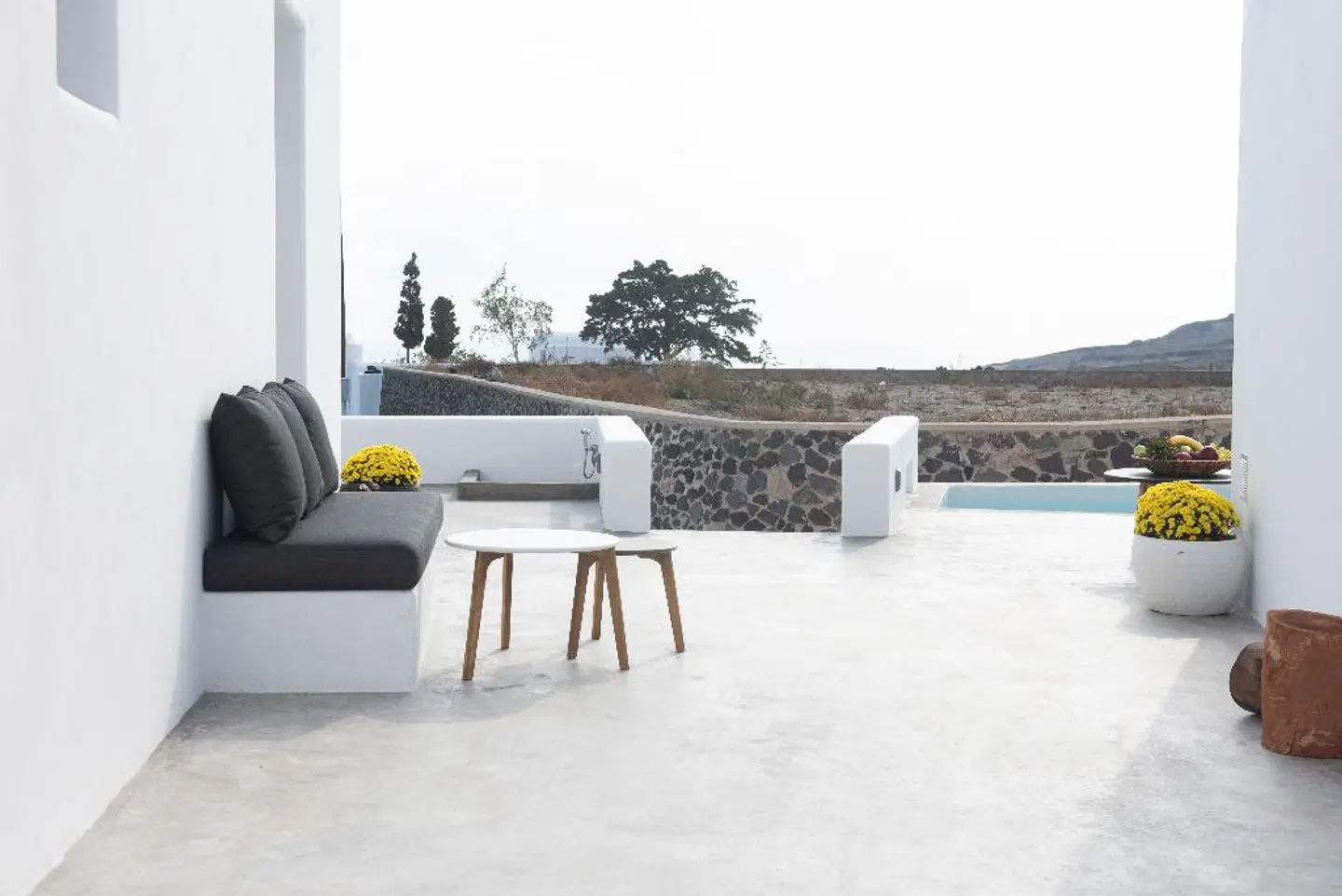 White Orchid Luxury Suites Terrasse