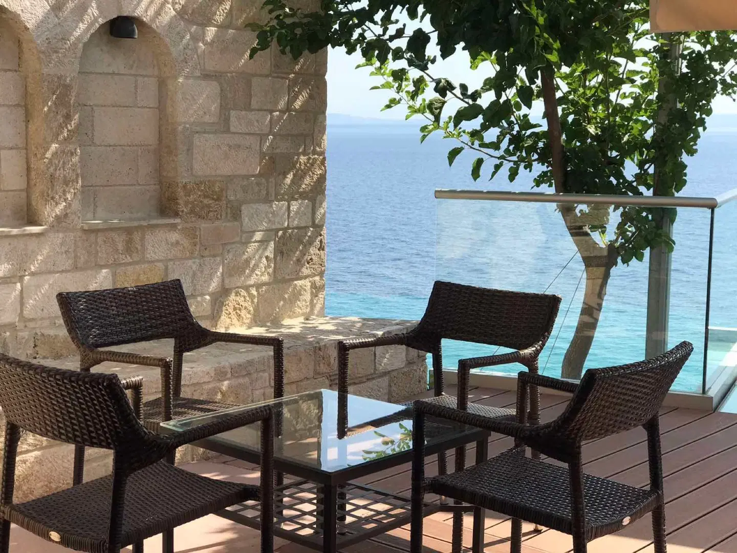 Aegean Blue Studios Terrasse