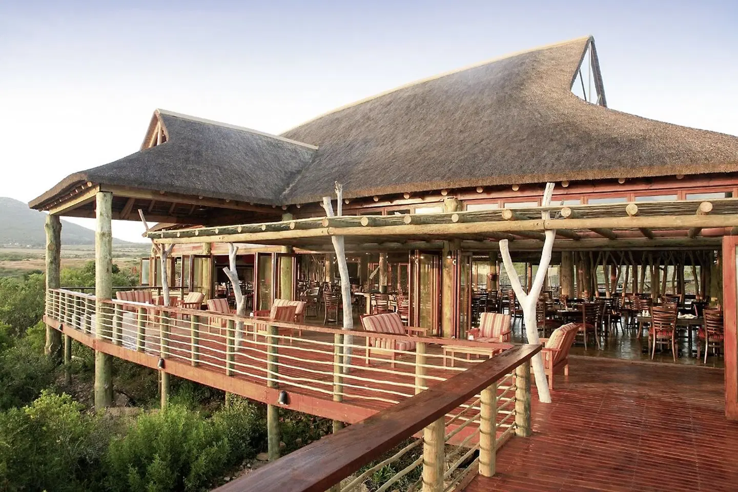 Garden Route Game Lodge Terrasse