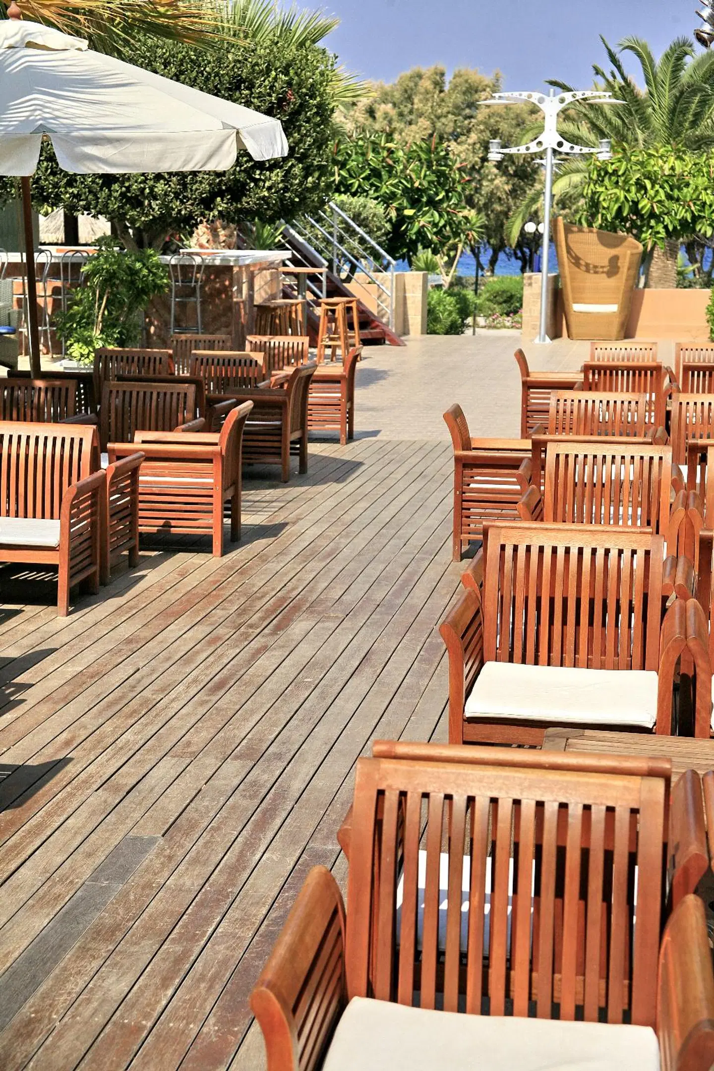 All Senses Ocean Blue Sea Side Resort Terrasse