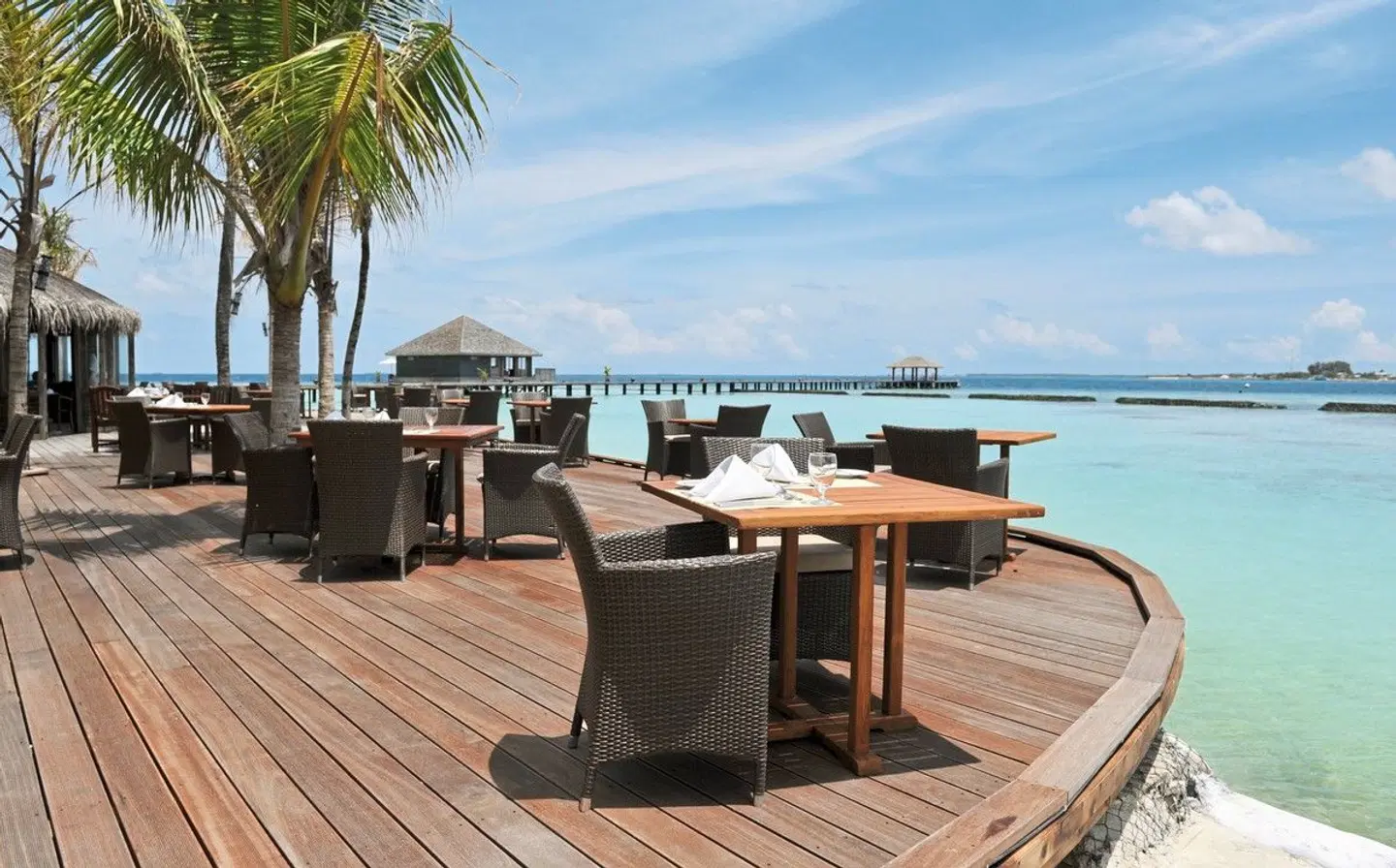 Komandoo Island Resort & Spa Terrasse