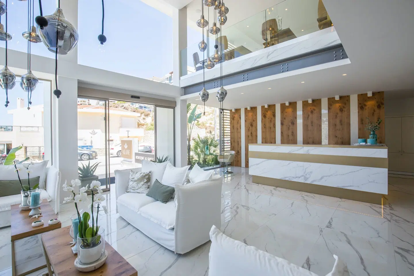 Aloe Boutique & Suites Badezimmer