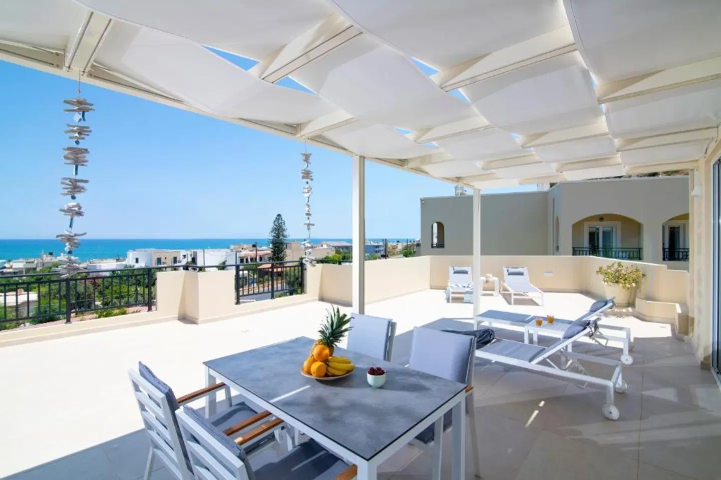 Rainbow Apartments Terrasse