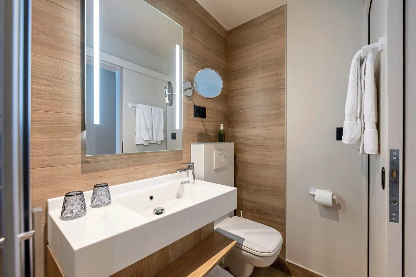 Schweizerhof Sils Maria, a Faern Collection Hotel Badezimmer