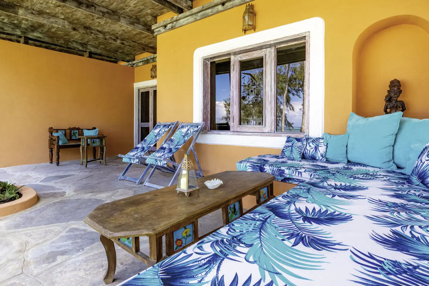 Nomad Beach Resort Terrasse