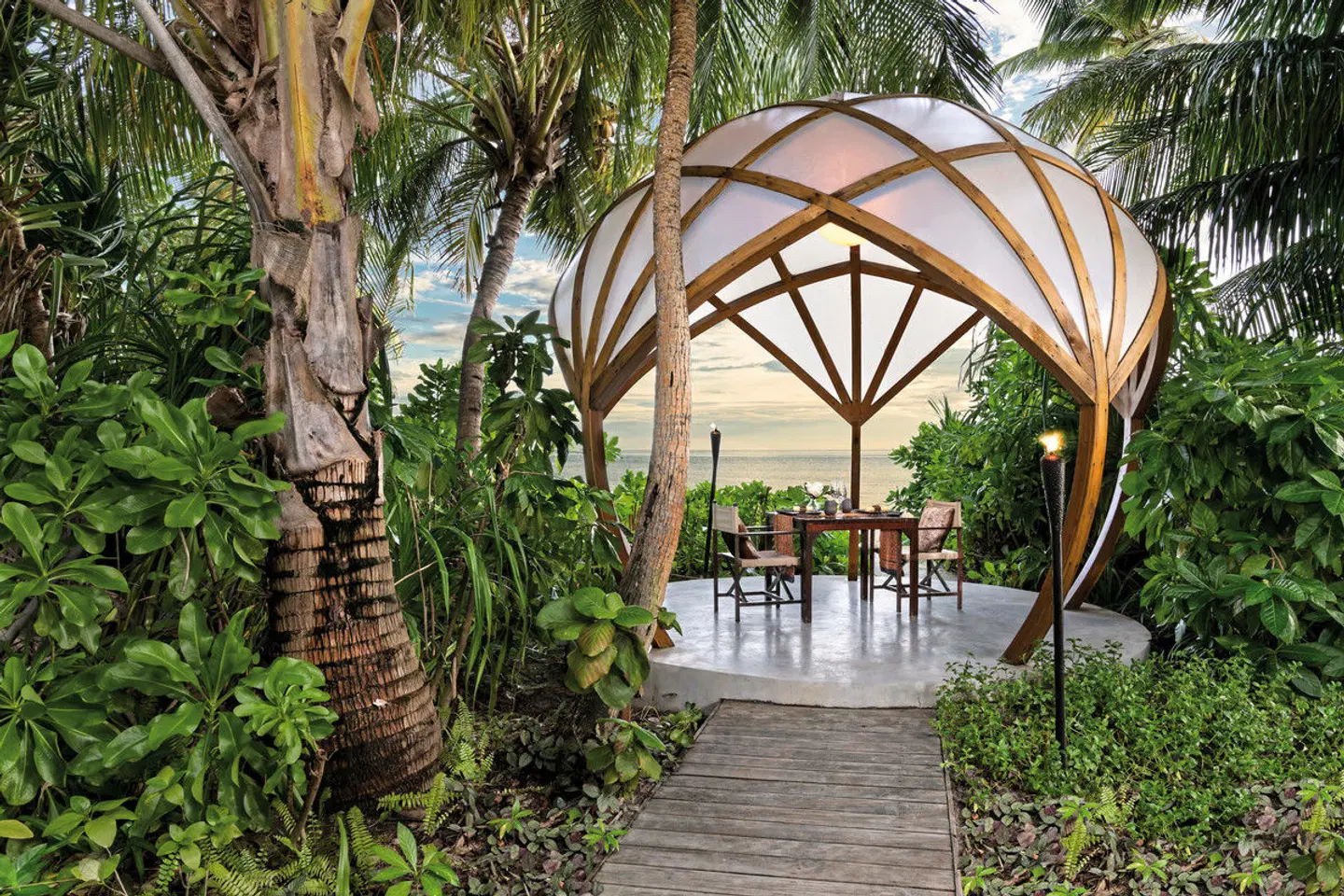 Niyama Private Islands Maldives Garten