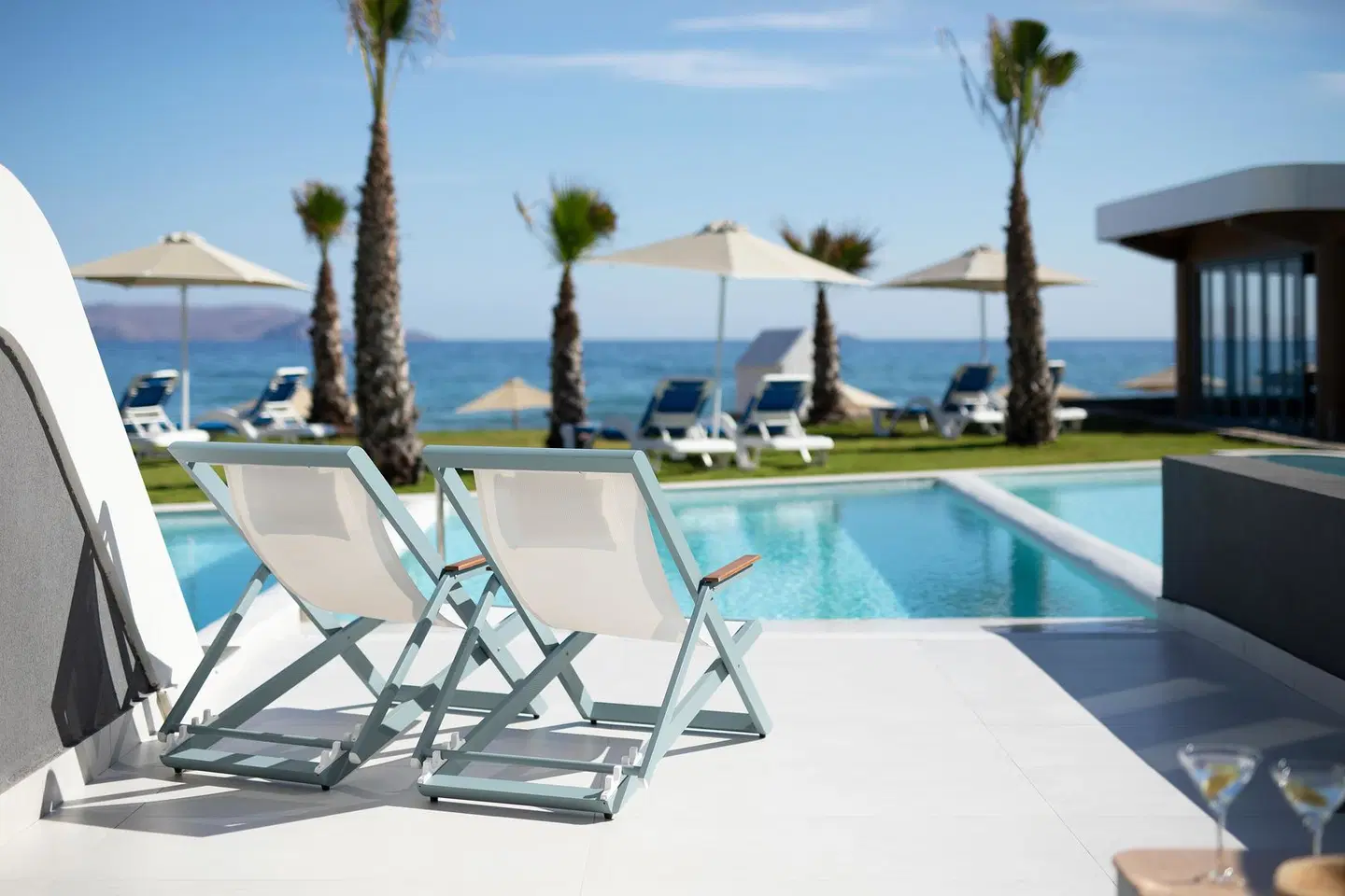 Arina Beach Resort Terrasse