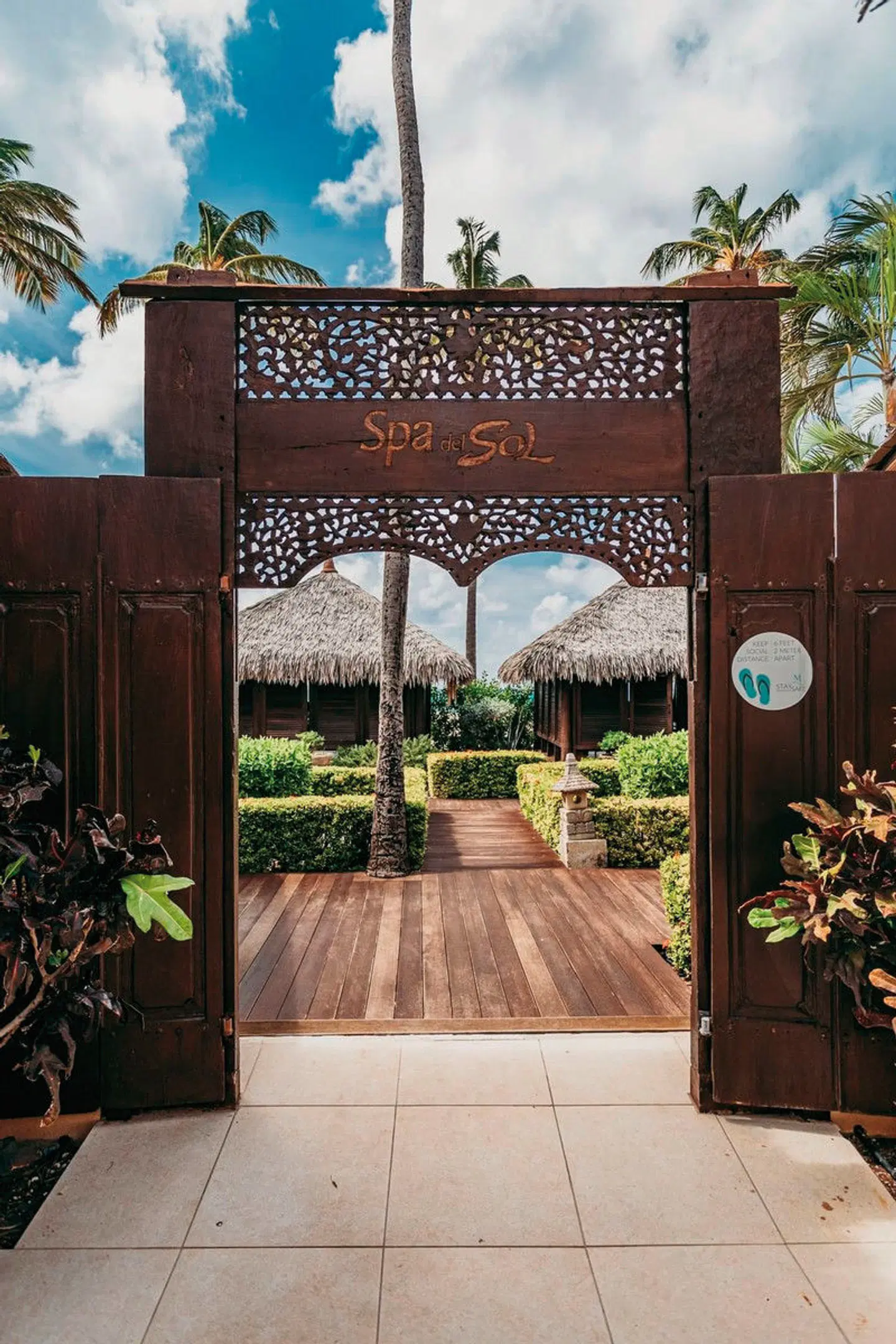 Manchebo Beach Resort and Spa Terrasse