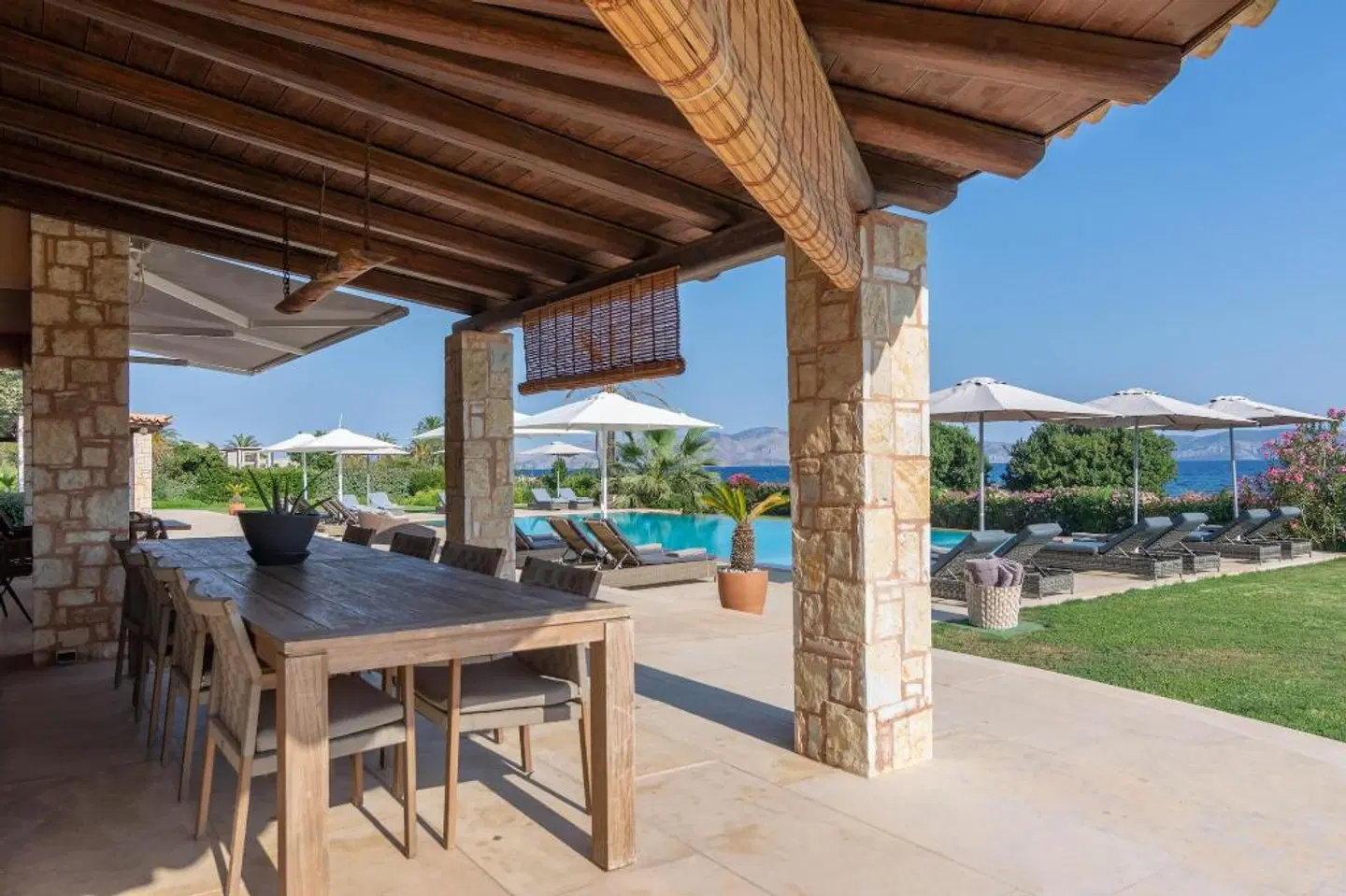 Thermesea Luxury Lodge Terrasse